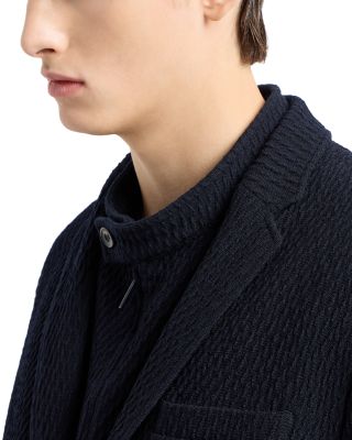 Textured Stretch Blazer