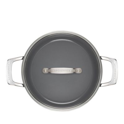 Essential Nonstick Ceramic Stockpot with Glass Lid, 4 Qt. 