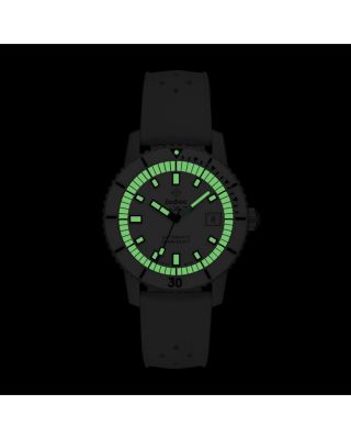 Compression Diver Automatic White Rubber Watch, 40mm