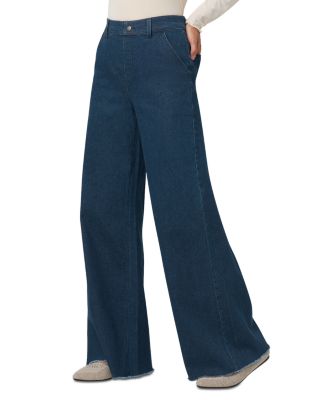 High Rise Wide Leg Jeans in Midnight Rinse Wash