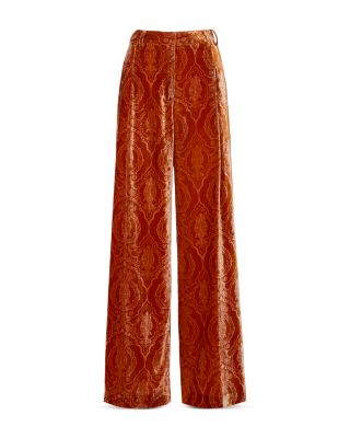 La DoubleJ - Printed Velvet Pants