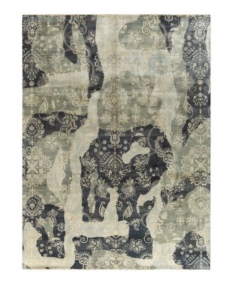 Bloomingdale's - Bloomingdale's Indo Ikat M6192 Area Rug, 9' x 12'1"