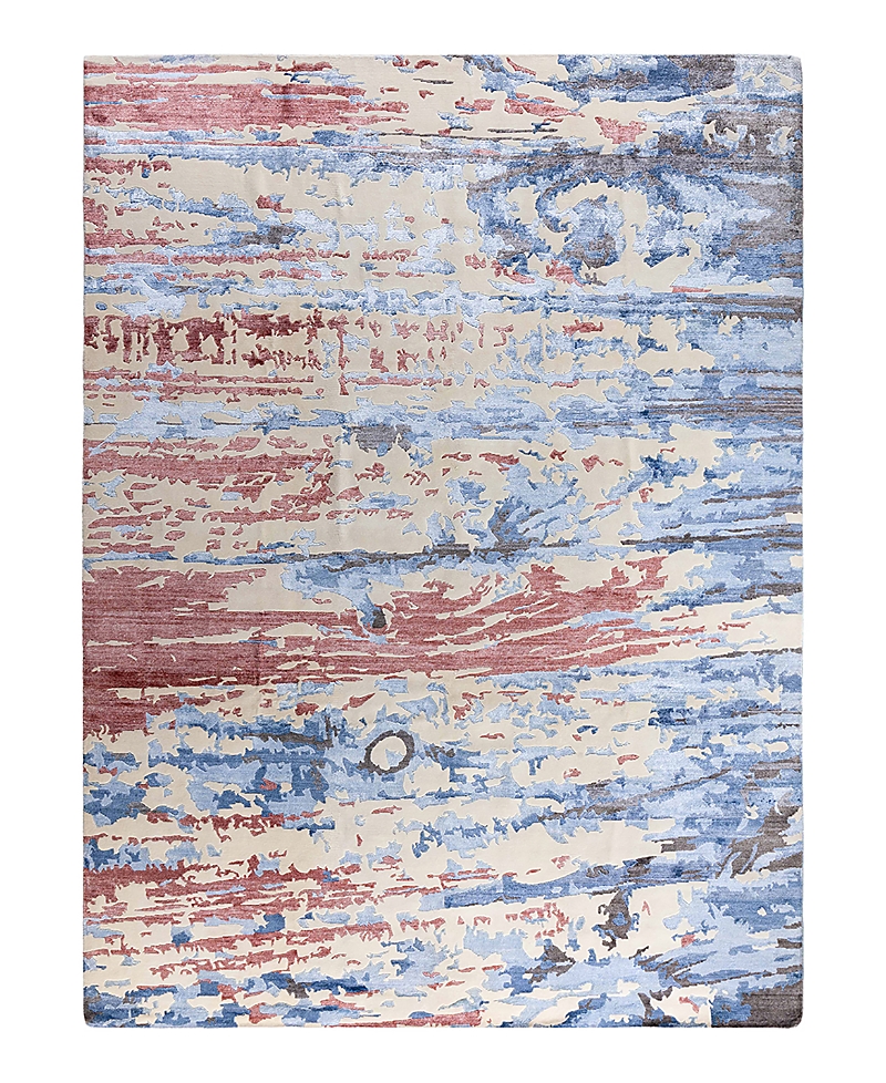 Bloomingdale's Indo Modern M7442 Area Rug, 9'1 X 12'2 In Ivory