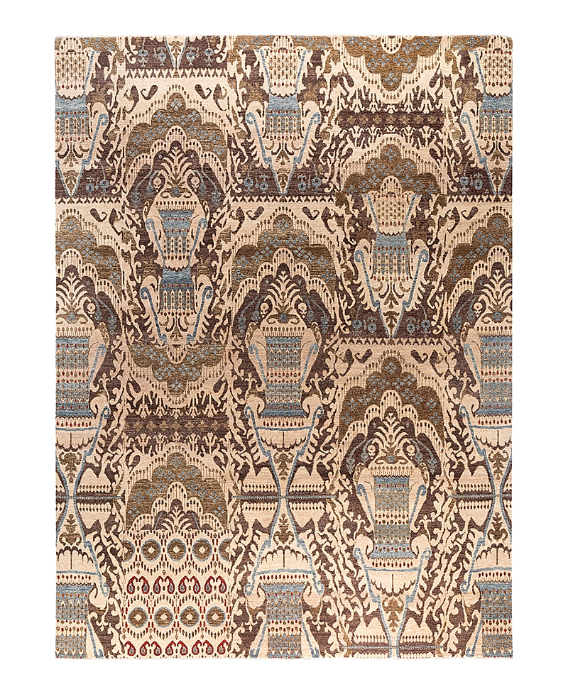 Bloomingdale's Indo Ikat M6001 Area Rug, 9'1 X 12'3 In Beige