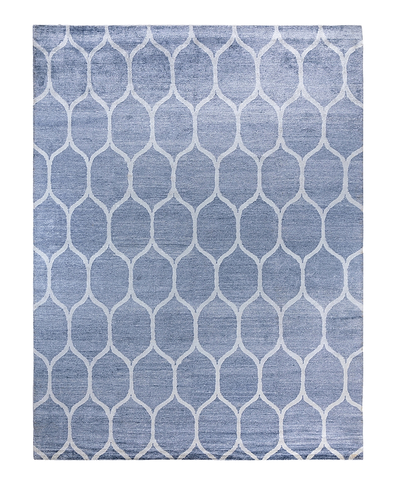 Bloomingdale's Indo Modern M6274 Area Rug, 9'3 X 12'1 In Gray