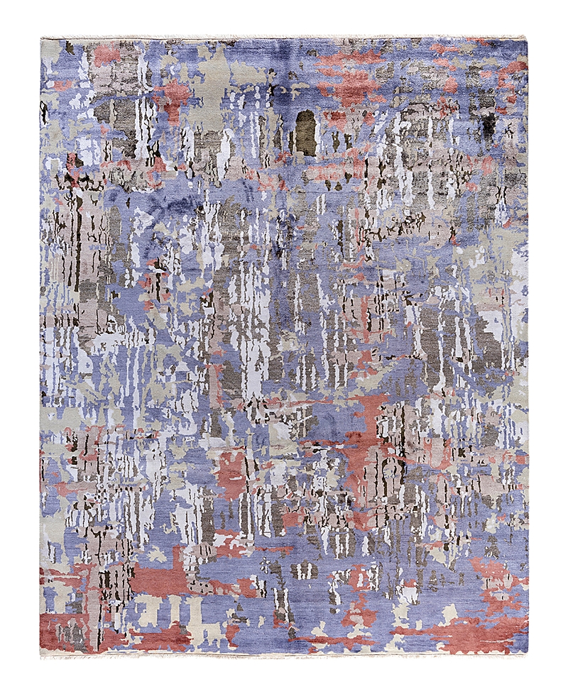 Bloomingdale's Indo Ikat M7528 Area Rug, 8'2 X 10'3 In Gray