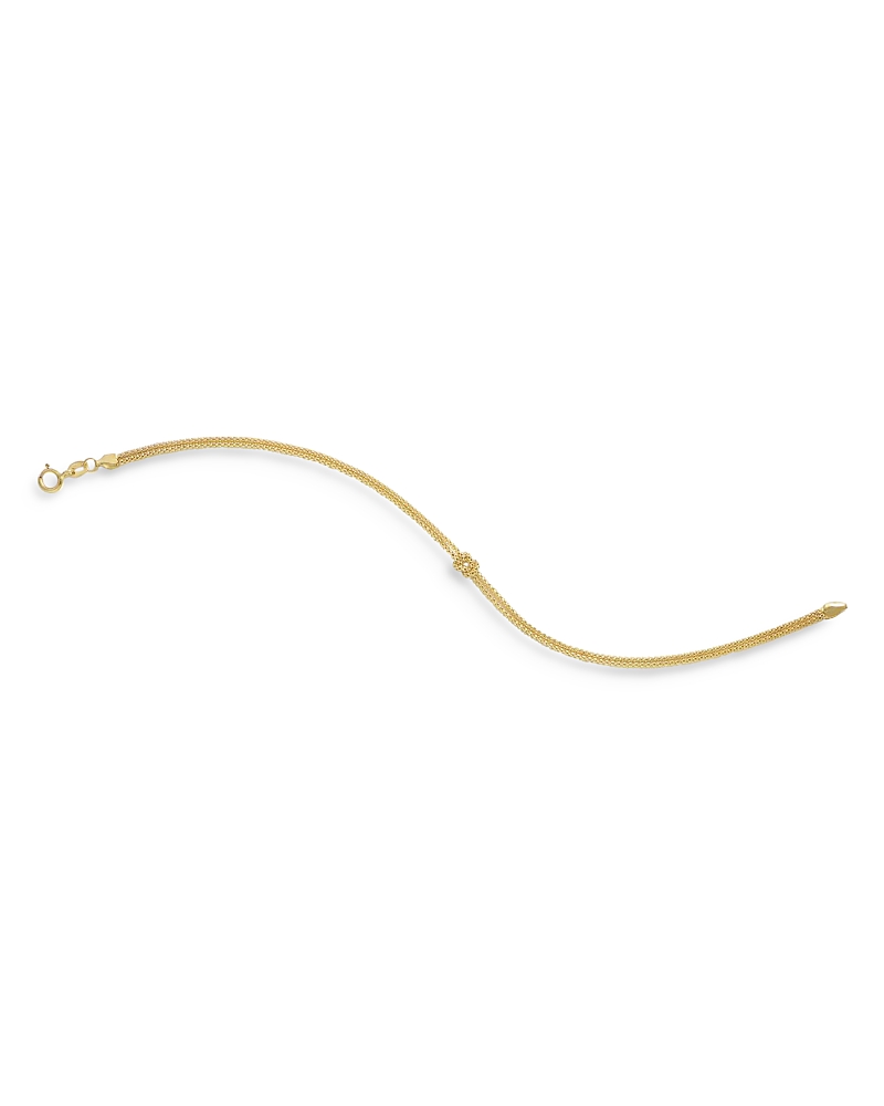 Alberto Amati 14k Yellow Gold Knotted Popcorn Link Bracelet In Gold