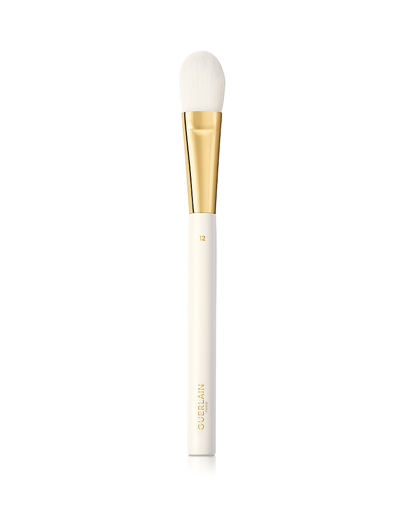 Guerlain No 12 Fluid Foundation Face Brush In White