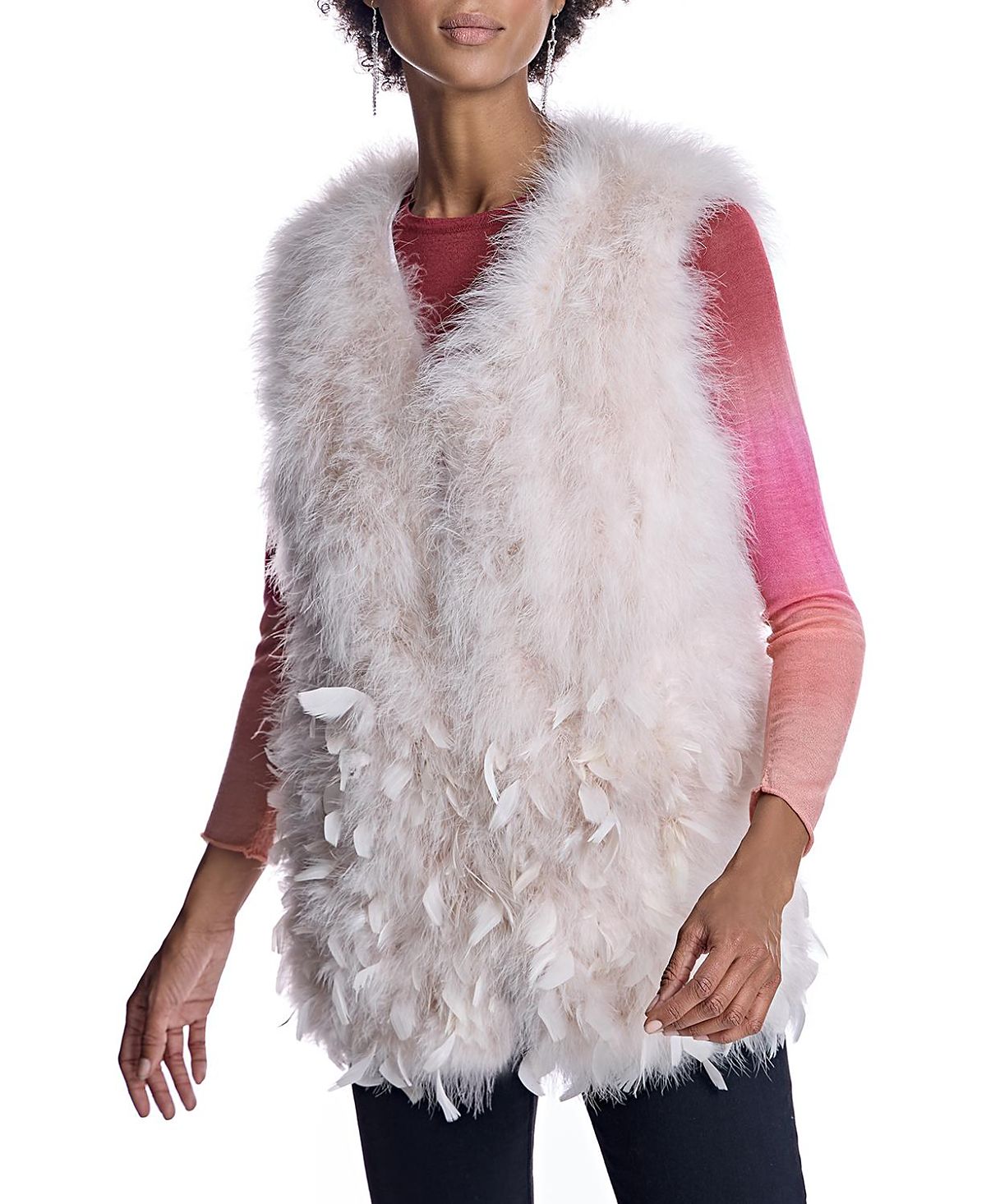 Maximilian Feather Vest