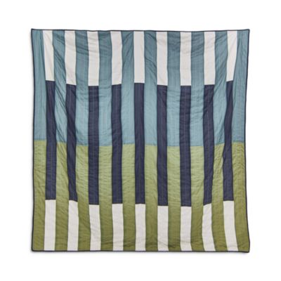 Anchal - Offset Patchwork Quilt, Queen