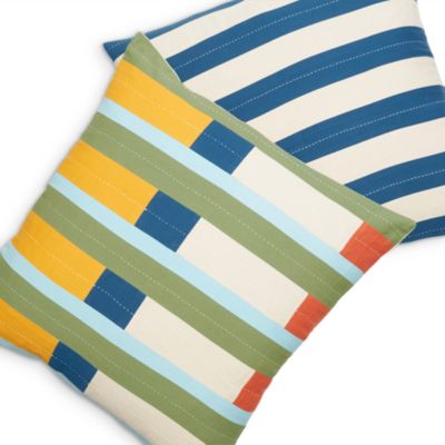 Stamp Throw Pillow, 22" x 22"