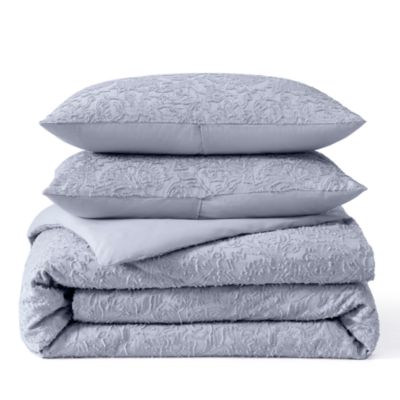 Floral Cutwork Comforter Set, Full Queen