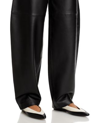 High Waist Leather Balloon Pants 