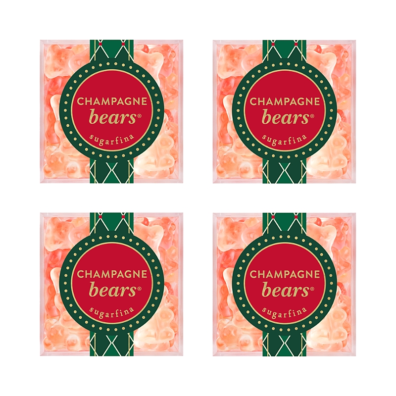 Sugarfina Champagne Bears Small Cube, Set of 4
