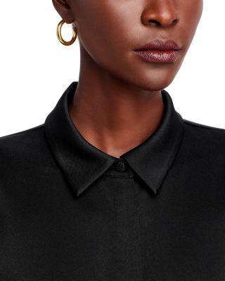 Murphy Feather Trim Blouse