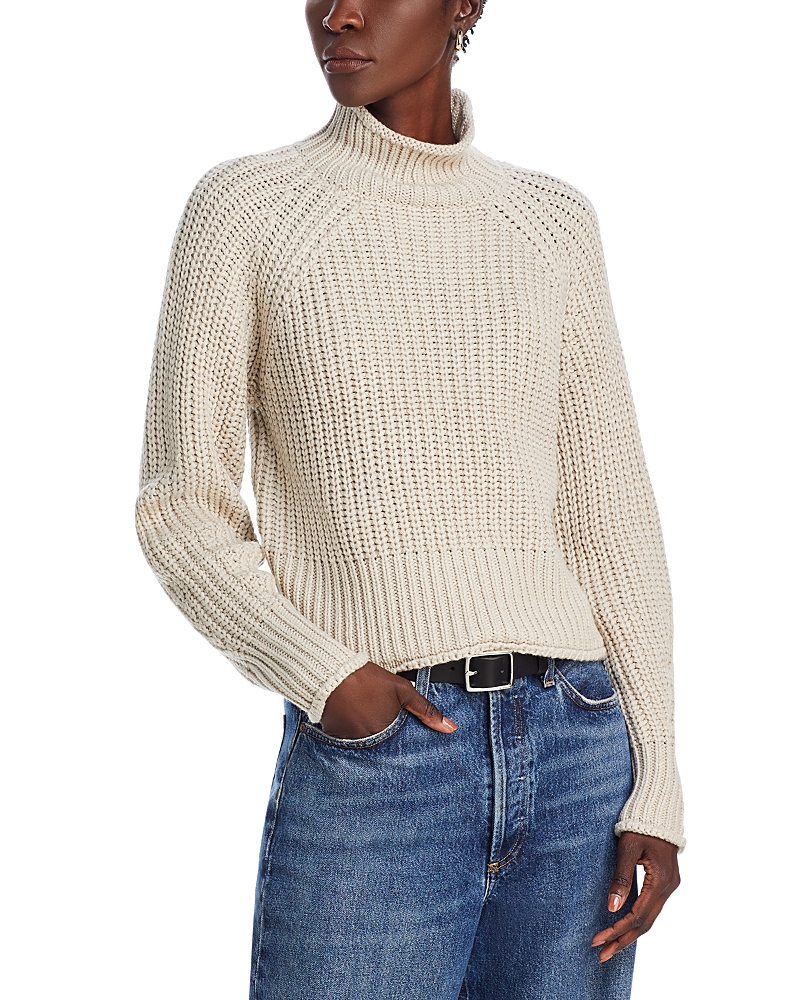 AQUA KNIT SWEATER - EXCLUSIVE