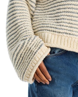 The Bell Sleeve Striped Sweater