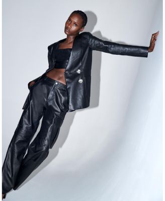 Claude Recycled Leather Blazer