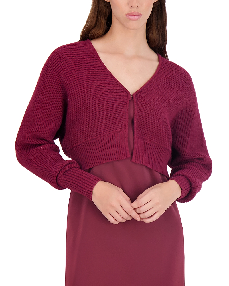 Point Cropped Bolero Cardigan