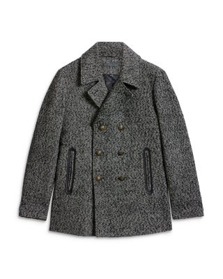 Harden Regular Fit Double Breasted Wool Peacoat