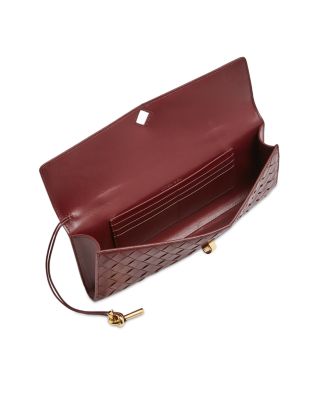 Andiamo Intrecciato Leather Clutch
