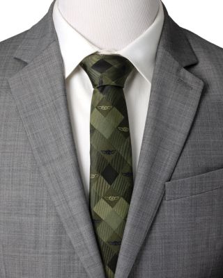 Grogu Plaid Silk Tie