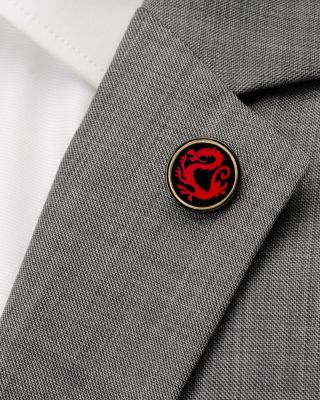 Mushu Emblem Lapel Pin