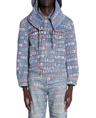 Lanvin X Future Unisex Asymmetrical Printed Jacket