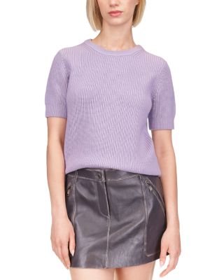 Michael Kors Short Sleeve Shaker Sweater