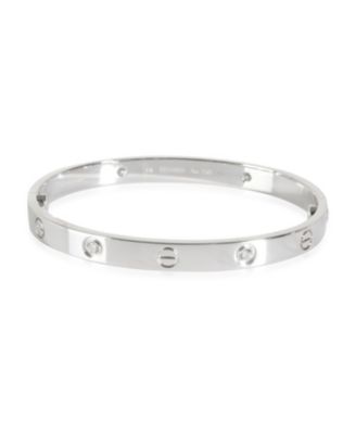 Pre-Owned Cartier Love 18K White Gold Bracelet