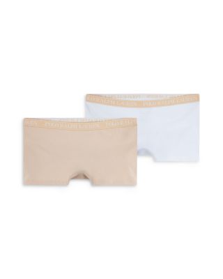 Girls' Cotton Stretch Jersey Boyshorts, Pack of 2 - Big Kid