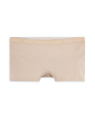 Girls' Cotton Stretch Jersey Boyshorts, Pack of 2 - Big Kid