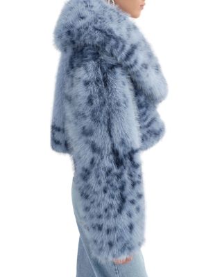 Danika Leopard Faux Fur Jacket