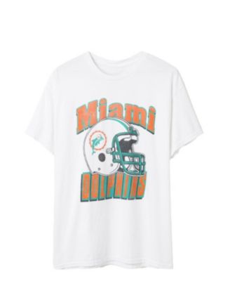 Unisex NFL Miami Dolphins Throwback Helmet Flea Market Tee
