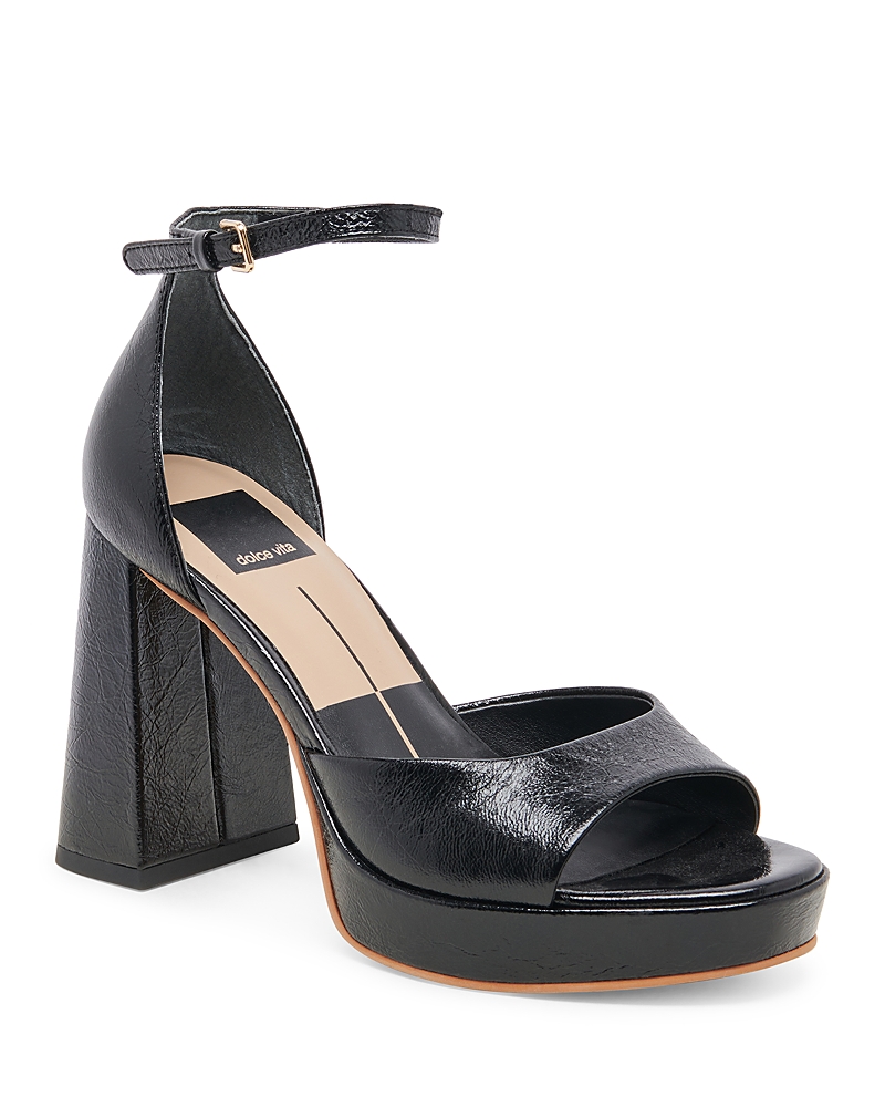 Dolce Vita Pandro Ankle Strap Platform Sandal In Midnight