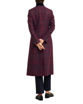 Patricia Plaid Double Breasted Coat