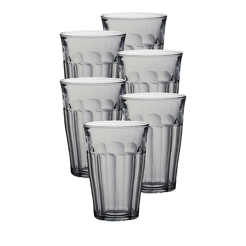 Duralex Picardie 12.12 Oz. Tumbler, Set Of 6 In Gray