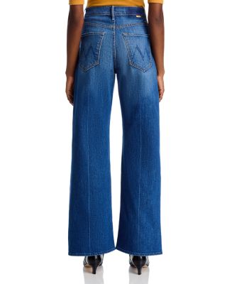 MOTHER The Lasso Sneak Wide Leg Jeans in It's A Small World