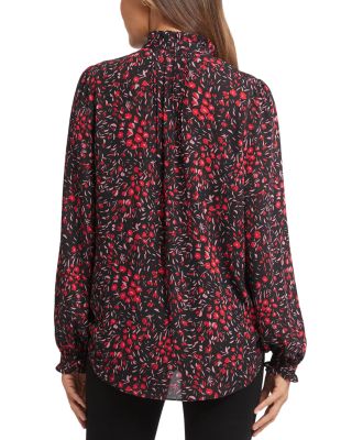 Printed Pleated Shirt