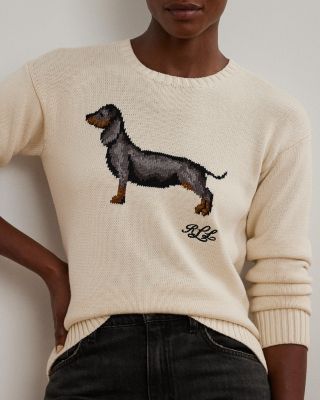 Intarsia Knit Dog Sweater