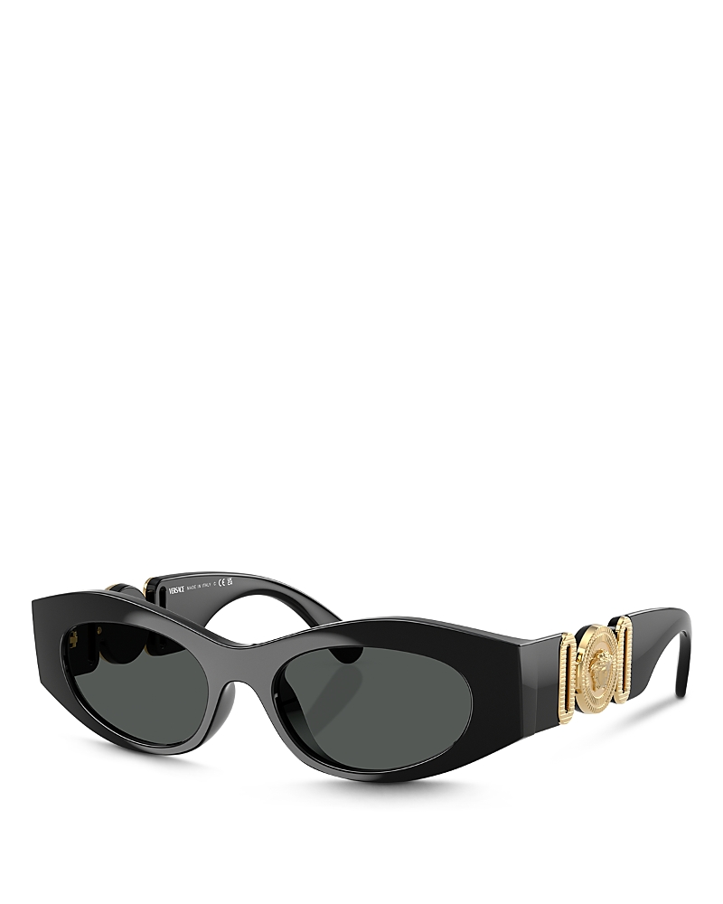 Versace Medusa Biggie Oval Sunglasses, 51mm · OS
