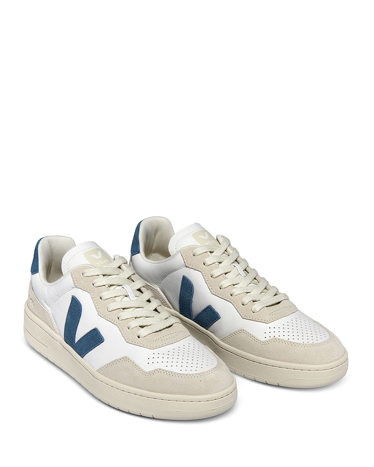 Veja Men's V-90 Low Top Leather Sneakers