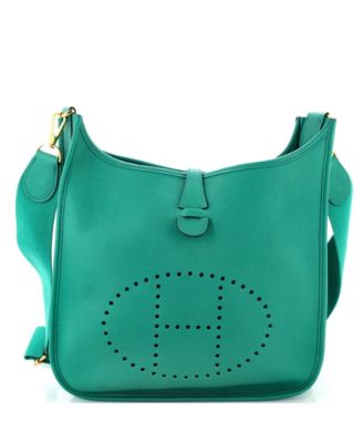 Pre-Owned Hermes Pm Evelyne Bag Gen Iii Clemence