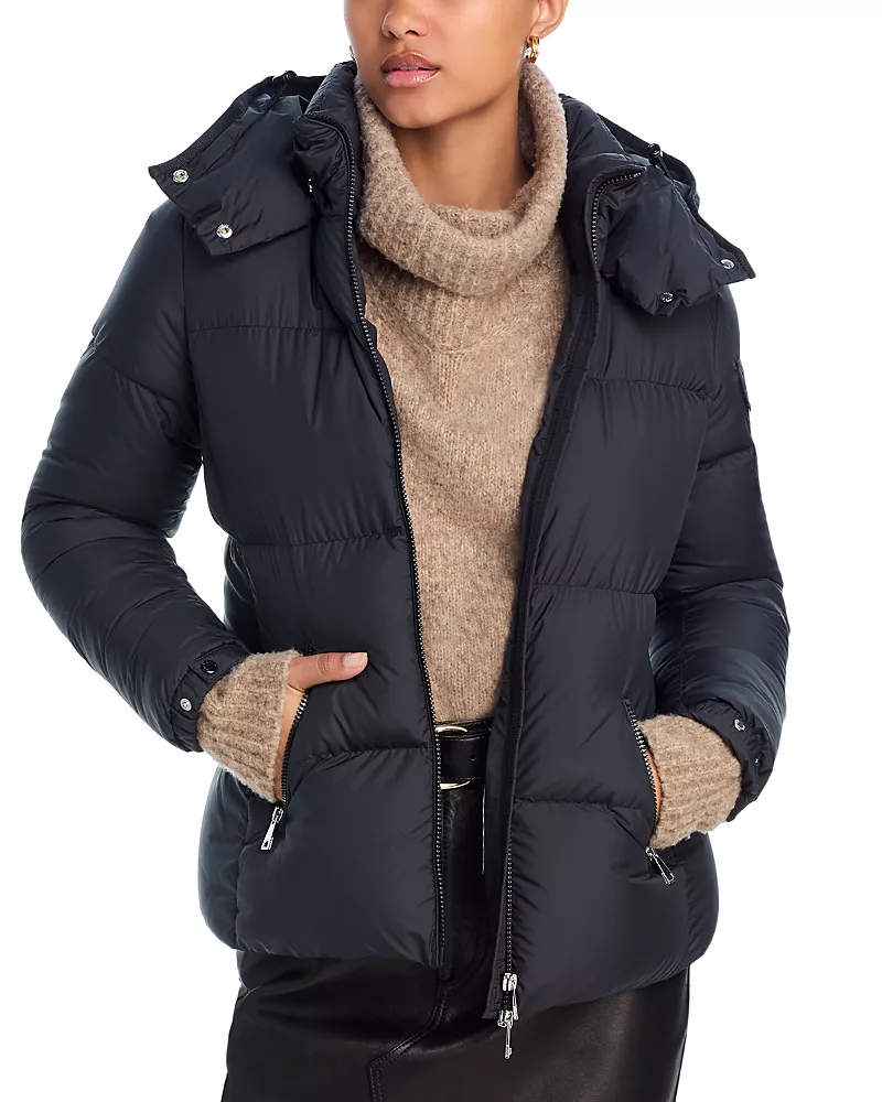 Moncler Fourmines Hooded Down Jacket