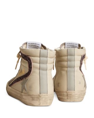 Women's Slide Classic Star & Glitter Wave High Top Sneakers