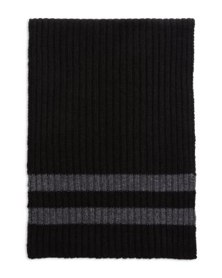 The Men's Store at Bloomingdale's Striped Knit Scarf - Exclusive