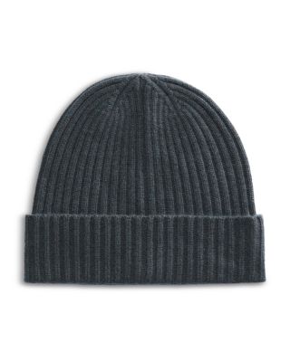 The Men's Store at Bloomingdale's Ribbed Cashmere Cuff Hat - Exclusive