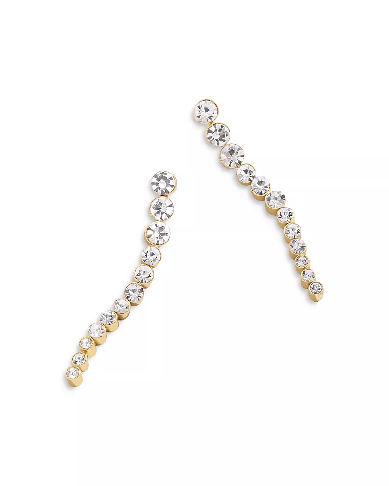 Baublebar Meagan Cubic Zirconia Linear Drop Earrings