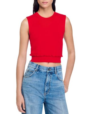 Sandro - Emie Sleeveless Sweater