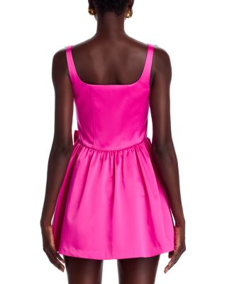 Bayer Bow Trim Mini Dress